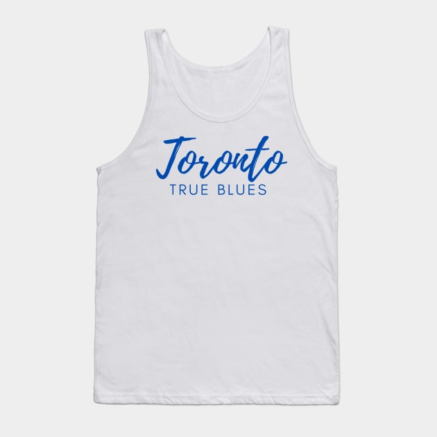 Toronto True Blues Tank Top by stickersbyjori